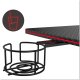 Biurko gamingowe SHADOW GAMER elektryczne 2.0 LED RGB 160 cm 5
