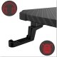 Biurko gamingowe SHADOW GAMER 2.0 140 cm LED RGB podkładka 12