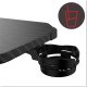 Biurko gamingowe SHADOW GAMER 2.0 140 cm LED RGB podkładka 13