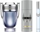 Paco Rabanne Invictus Eau de Toilette 100ml. + Eau de Toilette 10ml. + Deodorant Spray 150ml. ZESTAW 1