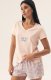 PIŻAMA HENDERSON LADIES 42669 NADAR (kolor Brzoskwiniowy, rozmiar M) 2
