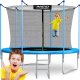 Trampolina ogrodowa 10ft/312cm z siatką wewnętrzną i drabinką EDUKAMP 1