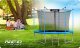 Trampolina ogrodowa 10ft/312cm z siatką wewnętrzną i drabinką EDUKAMP 5