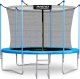 Trampolina ogrodowa 10ft/312cm z siatką wewnętrzną i drabinką EDUKAMP 8