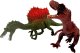 ZESTAW DINOZAURY DINOZAUR FIGURKI T-REX DUŻE 8 SZT EDUKAMP 2