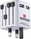 Kelioninis tinklo kroviklis 2x USB lizdai 5V 2400 mA EU/US/UK/AU kistukai, SKROSS 1
