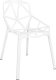Krzesło SPLIT PREMIUM czarne/białe - aluminium 5