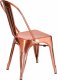 Krzesło Metalove szczotkowane miedziane/rose gold 5