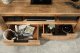 Szafka RTV Iron Craft 130 cm drewno/szary 4