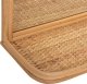 Lustro z rattanową półką 50,5x35 cm 2