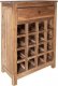Komoda na wino 81x31x56 cm ELEI-I 1