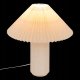 Lampa stołowa porcelanowa beżowa 38 cm 4