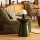 ModernHome Stolik pomocniczy boczny metalowy Jay zielony 2