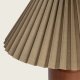 Lampa stołowa z drewniana khaki Plisse 35 cm 2