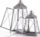 Lampion metalowy 2 szt.  VARELA 55x25 cm i 37,5x21 cm 3