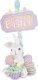 Dekoracja - królik BUNNY  z makaronikami 26x13,5x10 cm 1