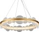 Lampa Wisząca Nube 75W LED Mosiądz Biały 60 cm 1