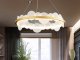 Lampa Wisząca Nube 75W LED Mosiądz Biały 60 cm 1