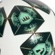 Piłka nożna adidas UCL League J290 24/25 Knockout Stages zielono-biała JH1289 4 1
