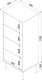 Komoda 4S TRESSE 50x40x125 kaszmir mat 7