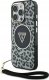 Etui Guess HC IML Leopard Triangle Cord   Strap do iPhone 16 Pro Max MagSafe czarny 1