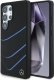 Etui Mercedes Silicone Contrasted Curves  MagSafe do Samsung Galaxy S25 Ultra czarny 1