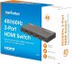 Manhattan Switch 3x HDMI 2.0 4K60Hz 3-Portowy Przełącznik HDMI Automatyczny 1