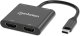 Stacja/replikator Manhattan Dual-HDMI USB-C (154321) 1