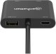 Stacja/replikator Manhattan Dual-HDMI USB-C (154321) 2