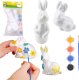 LeanToys Zestaw Do Malowania Styropianowych Ozdób 4 Zające Farby Pędzelek LEAN TOYS 1