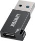 Unitek Adapter USB-A do USB-C 10Gbps czarny A1049ABK01 14