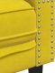 vidaXL Sofa Chesterfield z wałkami, dwuosobowa, żółta, aksamit 6