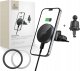TECH-PROTECT MM15W-V5 MAGNETIC MAGSAFE CD & VENT CAR MOUNT WIRELESS CHARGER 15W BLACK/BLACK 1