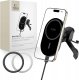 TECH-PROTECT MM15W-V6 MAGNETIC MAGSAFE STABLE VENT CAR MOUNT WIRELESS CHARGER 15W BLACK/BLACK 1
