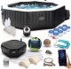 SPA ogrodowe Intex Dmuchane SPA z hydromasażem 4 osobowe zestaw 28458 1