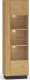 Witryna BRONX 1D 60cm dąb/czarna ML MEBLE 2