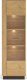 Witryna BRONX 1D 60cm dąb/czarna ML MEBLE 4