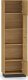 Witryna BRONX 1D 60cm dąb/czarna ML MEBLE 5