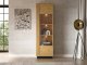 Witryna BRONX 1D 60cm dąb/czarna ML MEBLE 7