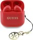 TWS Guess Glossy Effect Printed Classic Logo & Charm Red Headphones 1