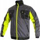 Work jacket PERSEUS, gray/yellow, size 58 1