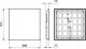 Recessed LED panel PHILIPS Projectline, 36W, 4000 K, 3200 lm, white, 59.5 x 59.5 x 3.4 cm 3