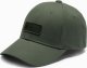 Męska czapka bejsbolówka z daszkiem i patchem  khaki V3 OM-ACCS-0103 1