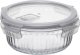 Pojemniki szklane ryflowane Florina Mariet lunchbox 960/650 ML żaroodporne hermetyczne 5