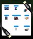 Kabel USB Pawonik KABEL USB 3.2 Thunderbolt 3 100W 20Gbps 8K60Hz 4K120Hz PRZEWÓD USB C 1,5M one size 3