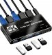 PRZEŁĄCZNIK KVM HDMI 2.0 4xUSB 3.0 SWITCH 4K/60HZ 2 KOMPUTERY - 1 MONITOR one size 1