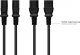 Alcasa P0030-S050 kabel zasilające Czarny 5 m Wtyczka zasilająca typu E+F C13 panel 4