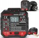 Habotest TESTER GNIAZD SIECIOWYCH MIERNIK ELEKTRYCZNY WYŚWIETLACZ LCD TEST RCD LED 1