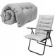 Elior PLATINET MATRESS PAD FOR CAMPING CHAIR NAKŁADKA NA KRZESŁO CAMPINGOWE 105X50X6 CM GREY 46141 1