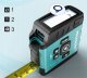 DALMIERZ LASEROWY 3w1 40m LCD MIARKA 5m FUNKCJE POMIAROWE USB 3
